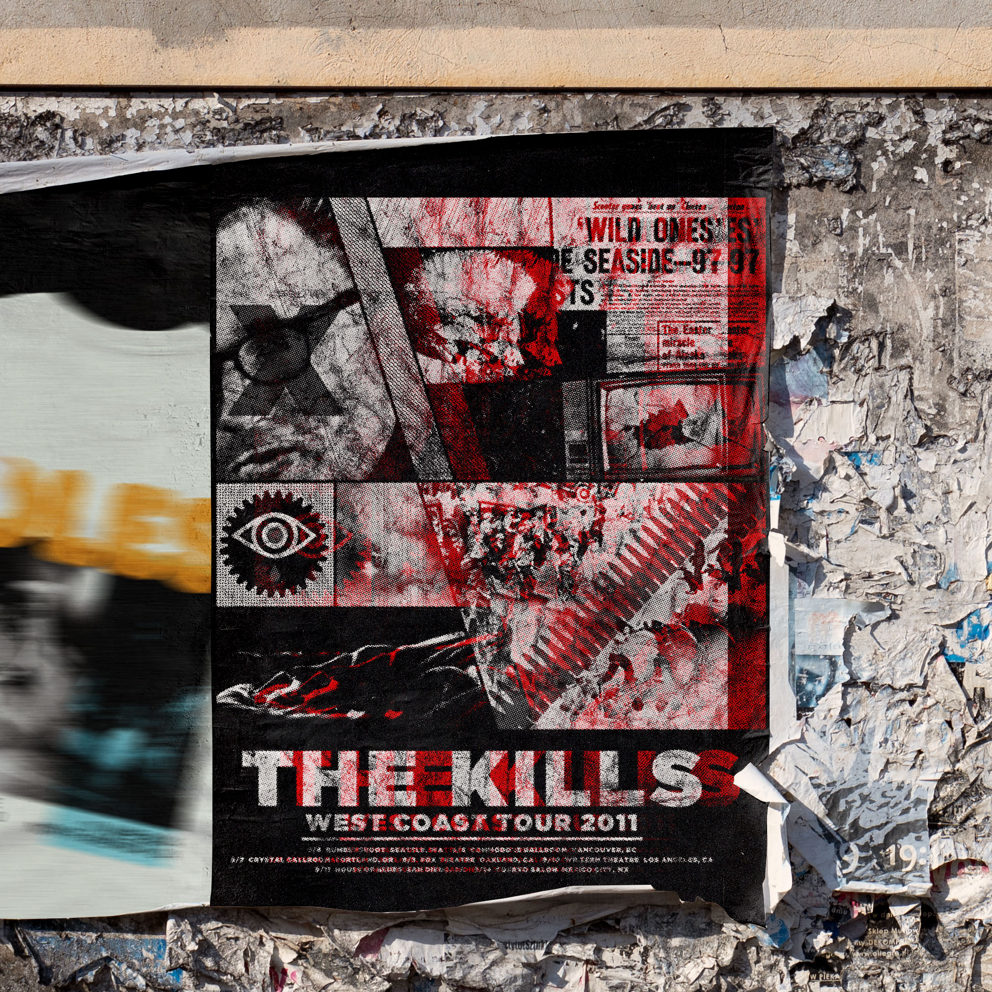 POSTER THE KILLS 2011