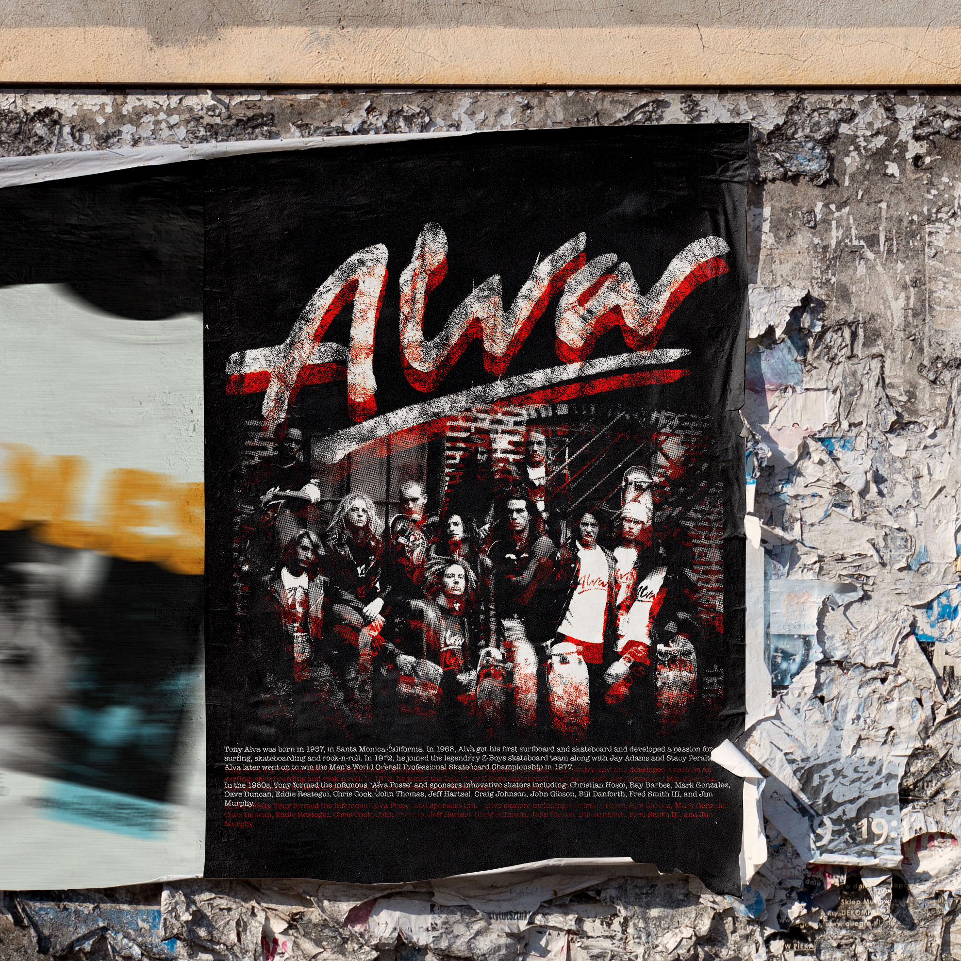 POSTER ALVA SKATE POSSE 80`S